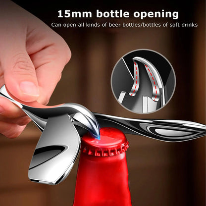 Flying Bird Beer Bottle Opener Floating Balance Bird zinc alloy Jar Opener Roly-Pot Bird Flying Bird table deco for Bar Kitchen
